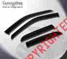 Vwv2-e600410 04-10 Generic Rain Guards Window Visors Bmw E60 525i 530i 545i 2.0mm Outside Mount Guard Wind Visor 4pcs