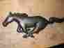 05mhfltbk Oec 2005 2006 2007 2008 2009 Ford Mustang Horse Grille Emblem Flat Black New