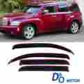 Da-94318 06-11 D O Motor In-channel 4pc Smoke Sun Rain Guard Vent Shade Window Visors Fit Chevy Hhr