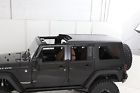 517701 07-12 2 Wrangler Hard Piece Upper Smitty Doors Jeep Top Black