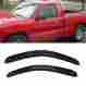 92326 07-13 Pickup-truck-regular-standard-smoke-acrylic D O Motor Silverado Sierra 2d 2dr Regular Cab Sun Rain Guard Vent Shade Window Visor