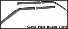 48740x 07-13 Vent 4piece Chevy Silverado Visor -carbon Fiber Shade Window Crew Cab