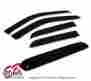 Wvst2-cesc0712 07-14 Generic Window Visors Sun Rain Guards Sunroof 5pc Jdm Outside Mount Visor Deflector Type 2 Cadillac Escalade