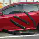 Wv-foc08sm 08-11 Superbautoparts Ford Focus 4dr Window Visor Sun Shade Vent Rain Guard Wind Deflector