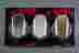 1003-07-03 Upr 2005 2009 Mustang Billet A C Knobs Covers 3 Piece Kit