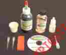 103854 Corvette Central White Plastic Repair Kit