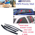 110023 Ghostridermotor Fit Honda Accord Type Trim Window Visors Rain Guard