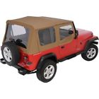 13721.37 Rugged Ridge Soft Top New Tan Jeep Wrangler 804314173111