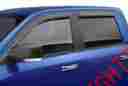 140120 Black Horse Off-road Smoke Rain Guards 4 Pcs