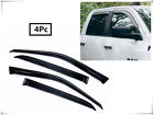 1470-fjwv Unbranded For Dodge Ram Crewcab Window Visor Rain Wind Deflector