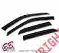 Wv2m-gms1314-ec 15-16 2.0mm Generic Window Visors Sun Rain Guards 2mm Thickness Outside Mount Visor Guard Gmc Sierra 1500 Extended 4pcs