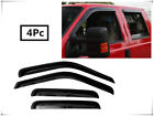 1569-fjwv Unbranded For Ford Crewcab Smoked Window Visor Wind Deflector