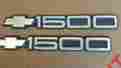 15707431 Genuine Gm Oem Chevy 1500 Bowtie Silverado Suburban Tahoe Exterior Front Door Emblems Pair