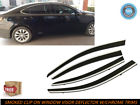 1582 Unbranded For Lexus Smoked Clip On Window Visor Deflector Trims