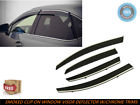 1583 Unbranded For Lexus Smoked Clip On Window Visor Deflector Trims
