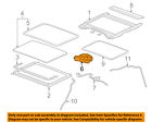 15842986 Gm Oem Sunroof Moon