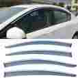Cstv-018t 16-17 Custom 4pc Chrome Trim Sun Rain Guard Vent Shade Window Visors Fit Chevy Cruze