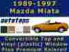 1636p1pr Autotops Miata Convertible Top And Vinyl Window Premium Rainrail Install Video