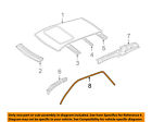 1646904898 Mercedes Oem Weatherstrip Seal Molding Right