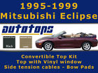 1800p1 Eclipse Spyder Convertible Top With Vinyl Window Kit Bow Pads And Side Cables