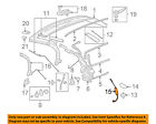 19120272 Gm Pontiac Solstice Convertible Top Cable New