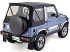 98615 1986-1994 Windows Clear Top Suzuki Black Soft Rear Samurai Replacement