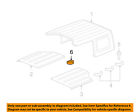 1cj57dx9ad Jeep Removable Oem Wrangler Top-knob 07-13 Chrysler