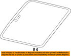 1ta47dx9aa Mopar Chrysler Oem Sunroof Sun Shade Cover