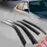 2-dwv-130 Hdc Autosports For 1996-2000 Honda Civic Sedan Shield Guard Sun Rain Shade Door Window Visor