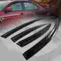 2-dwv-1mt0102-49 Hdc Autosports For 2008-2013 Lancer Evo 10 Mug Style Smoke Sun Shield Guard Door Window Visor