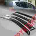 2-dwv-hdf075-mu Hdc Autosports For 2006-2008 Honda Fit Mugen Style Shield Guard Sun Rain Shade Window Visor 4pc