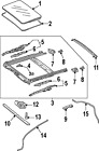2047800112 Rail Oem Mercedes-benz Side Genuine