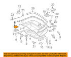 20975706069999 Mercedes Oem Cover Cap Right