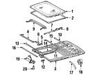 210-780-00-98 Genuine Oem Glass Panel Seal