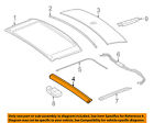 22278009401c31 Mercedes Oem Sunroof Sun Shade Cover