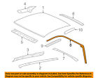 22658004 Gm Oem Roof-weatherstrip Seal