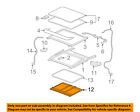 22813944 Gm Chevrolet Oem Malibu Sunroof Sun Shade Cover
