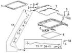 22819990 Gm Brand New Genuine Oem Sunroof Guide Jaw