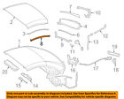 2317900198 Mercedes Oem Retractable Seal Left