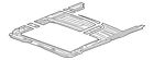 25845141 Hummer Sunroof Frame Gm Part