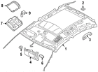 26430-3ta3a Nissan Genuine Oem Map Lamp Assy