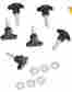 2940 Warrior Prod Hard Top Bolt Set Quick Release Includes 6 Bolts Washers