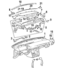 3b0-858-137 Volkswagen Genuine Oem Pillar Trim Clip