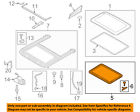 4g8877255ajj3 Audi Oem Quattro Sunroof Sun Shade Cover
