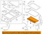 4h0877255bec2 Audi Oem Quattro Sunroof Sun Shade Cover