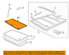 4l1z78519a02aad Ford Oem Sunroof Sun