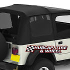 51121-15 Bestop Fabric Soft Top Wrangler Door Skins Windows