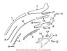 51627336418 Genuine Bmw For Roof Drip Molding Bracket Center Right