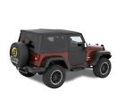 51798-17 Bestop Jeep Doors Front Fabric Jk Black Twill