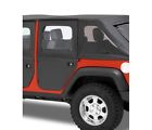 51799-17 Bestop Jeep Doors Rear Fabric Jk Black Twill